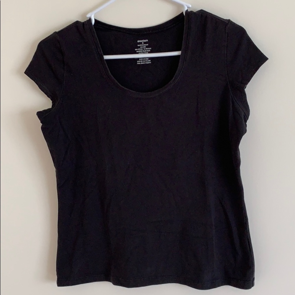 Black Fitted Tee